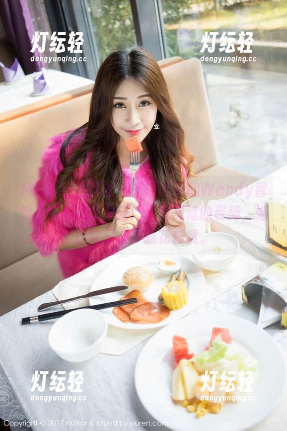 MiStar魅妍社 - 千呼万唤的Wendy智秀圣诞写真集更新！你没见过的姿势，她这次又来了新花样哦。