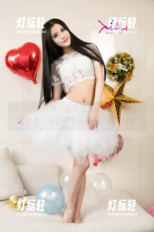 UGirls尤果网 - 全套双人的Abby金金，完全是‘幸运白马王子’的反传说！