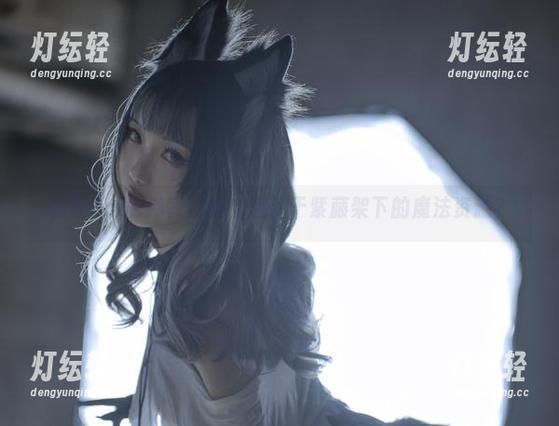刺青Poi的赫敏写真，潜伏于紫藤架下的魔法资源？