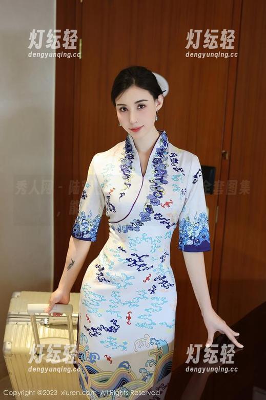 秀人网 - 陆萱萱cecillia的泳装全套图集，能忍住眼睛不滑过去吗？