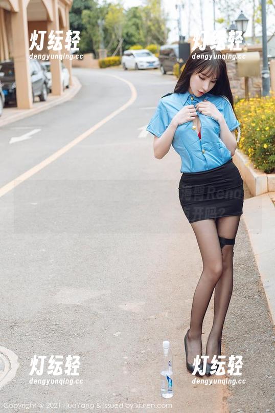 花漾show - 无圣光的“小海臀Rena”与白衬衫，这套图你敢点开吗？